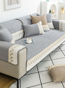 1pc Feather Embroidery Quilted Couch Cover Sofa Couch Cover Shein Usa 1pc Feather Embroidery Quilted Couch Cover Sofa Couch Cover Shein Usa