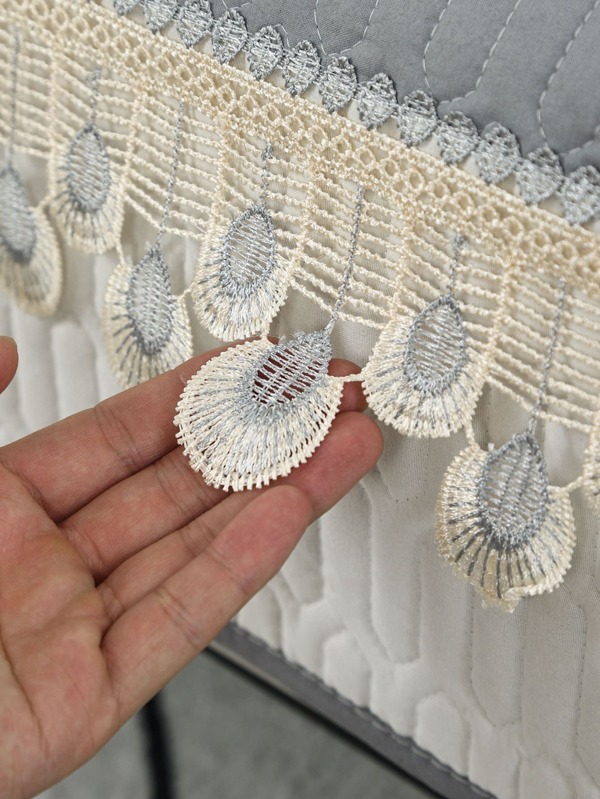 1pc Feather Embroidery Quilted Couch Cover,Sofa Couch Cover SHEIN USA