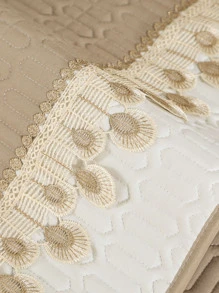 1入組羽毛刺繡絎縫沙發套沙髮沙發套靠背和扶手不包括在內 - 彩色 - 查看 5