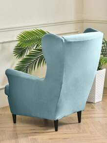 1 件牛奶丝弹力沙发套，适合家居装饰 - 淺灰色 - 查看 2