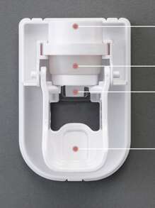 1pc Random Color Toothpaste Squeezer, Wall Mounted Plastic Toothpaste Holder For Bathroom - Multicolor - View 5