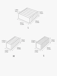 1 件对比色装订抽屉内衣收纳盒装饰秋季装饰节日装饰房间装饰家居装饰秋季装饰卧室装饰 - 灰色 - 查看 3