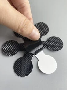 10pcs Snowflake Design Anti-Slip Shower Tread Sticker Back To School - Black - View 3