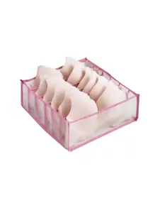 1/2/3 chiếc Túi đựng đồ lót, tất, quần áo kiểu ngăn kéo cho tủ quần áo gia đình - Hồng - Xem 3