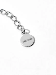 PREMIUM Collar plata zirconia cúbica - Plateado - Ver 4