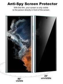 3 tấm phim bảo vệ quyền riêng tư màn hình Tương thích với Samsung - màu đen - Xem 7