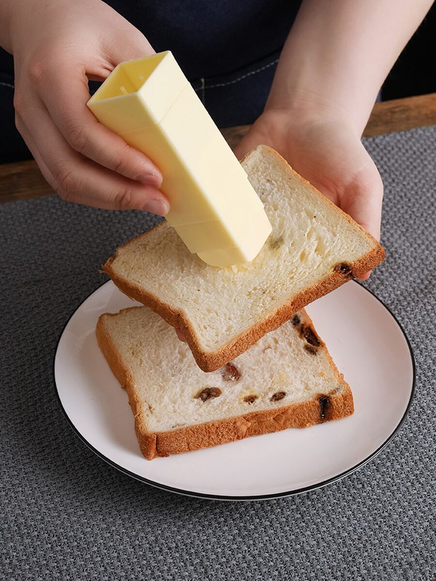 1入組矩形黃油塗抹器 - 黃色 - 查看 1