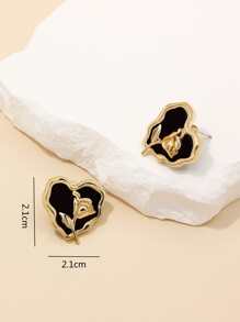 Bông Tai Hoa & Trái Tim - Nhiều màu - Xem 3