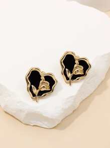 Bông Tai Hoa & Trái Tim - Nhiều màu - Xem 4