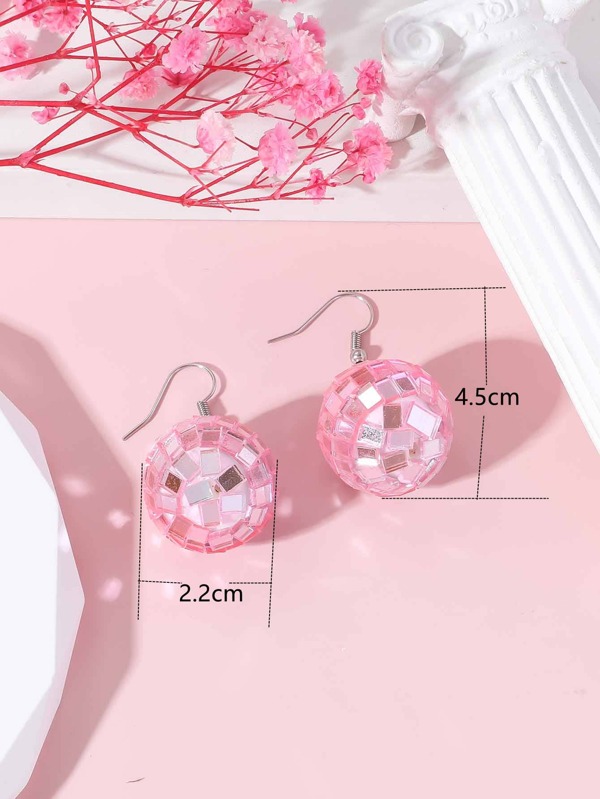 Round Ball Drop Earrings SHEIN USA