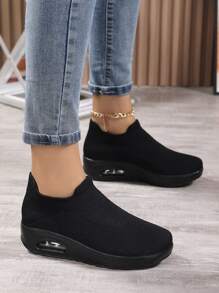 Slip On Rocking Shoes - Black - View 4