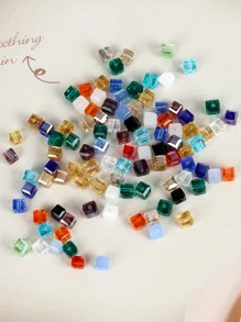 100入組4mm釘珠DIY首飾配件 - 彩色 - 查看 1