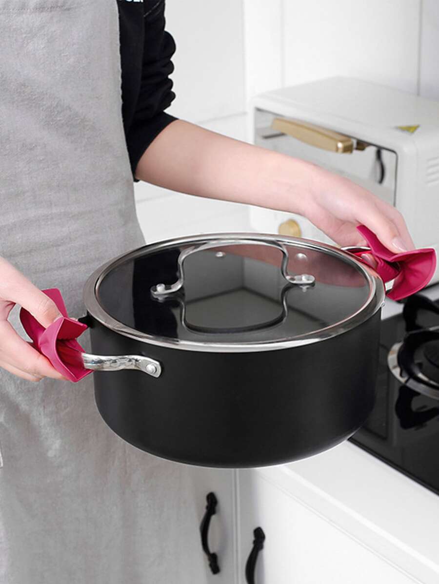 2 piezas Clip en forma de lazo dedo - Burdeos - Ver 1