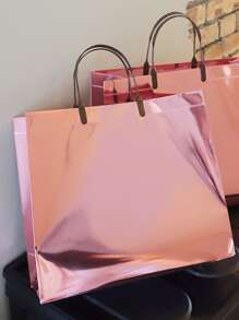 1入組鐳射禮品袋 - 粉色 - 查看 2