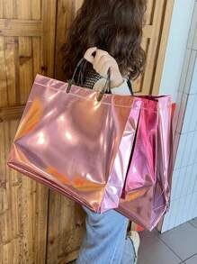 1入組鐳射禮品袋 - 粉色 - 查看 4