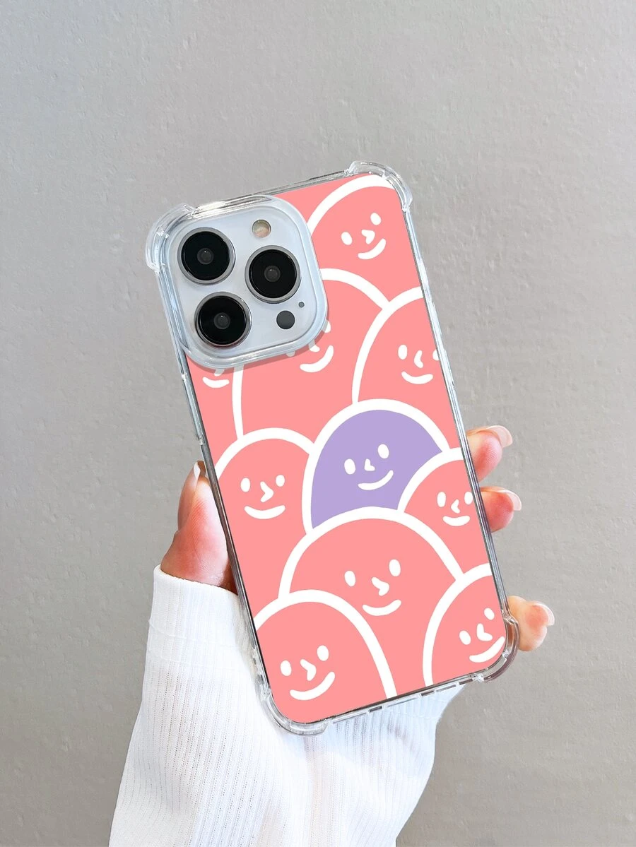 Funda para móvil cara de dibujos animados - Multicolor - Ver 1