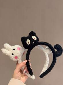 2pcs Lovely Cat Ear Hair Hoop - Multicolor - View 1