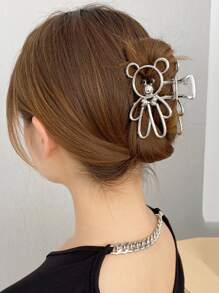 卡通熊設計髮爪