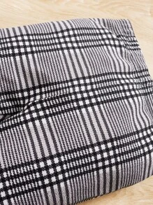 SHEIN 小女童格紋荷葉袖荷葉邊T恤和緊身褲