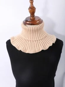 素色圍脖 - 杏色 - 查看 1