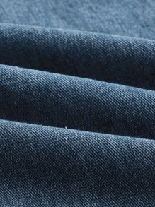 SHEIN ICON Plus High Waist Flare Leg Jeans - Dark Wash - View 4