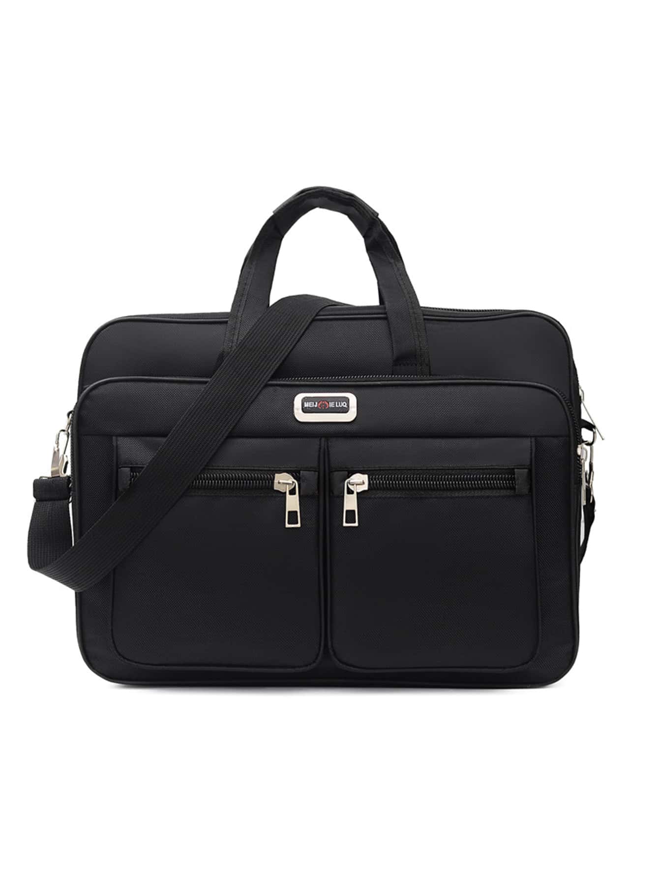 1pc 17 Inch Large Capacity Laptop Bag Compatible With IPad, Laptop Bags ForMacBook,IPad,HP Dell Acer Chromebook Surface Notebook,Laptop Briefcases - Black - View 1