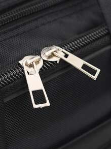 1pc 17 Inch Large Capacity Laptop Bag Compatible With IPad, Laptop Bags ForMacBook,IPad,HP Dell Acer Chromebook Surface Notebook,Laptop Briefcases - Black - View 3