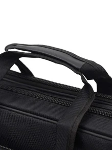 1pc 17 Inch Large Capacity Laptop Bag Compatible With IPad, Laptop Bags ForMacBook,IPad,HP Dell Acer Chromebook Surface Notebook,Laptop Briefcases - Black - View 5