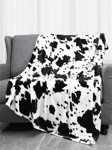 1 chiếc chăn hoa văn con bò - Nhiều màu - Xem 1