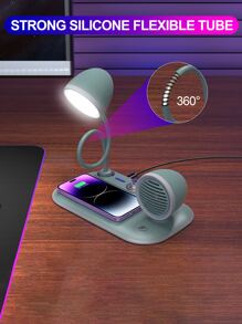 1 pieza Cargador inalámbrico 3 en 1 15W