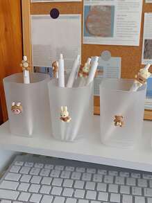 1入組卡通圖案隨機筆筒 - 彩色 - 查看 2