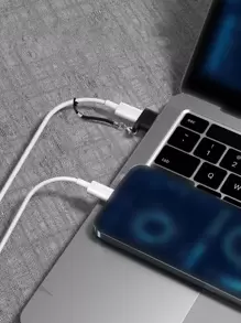 1 bộ chuyển đổi cáp sạc Type-C sang USB - màu đen - Xem 6