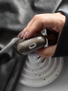 1 件创意星空与流星极简半透明黑金月亮设计 2/3/Pro/Pro2/4 耳机盒 - 彩色 - 查看 6