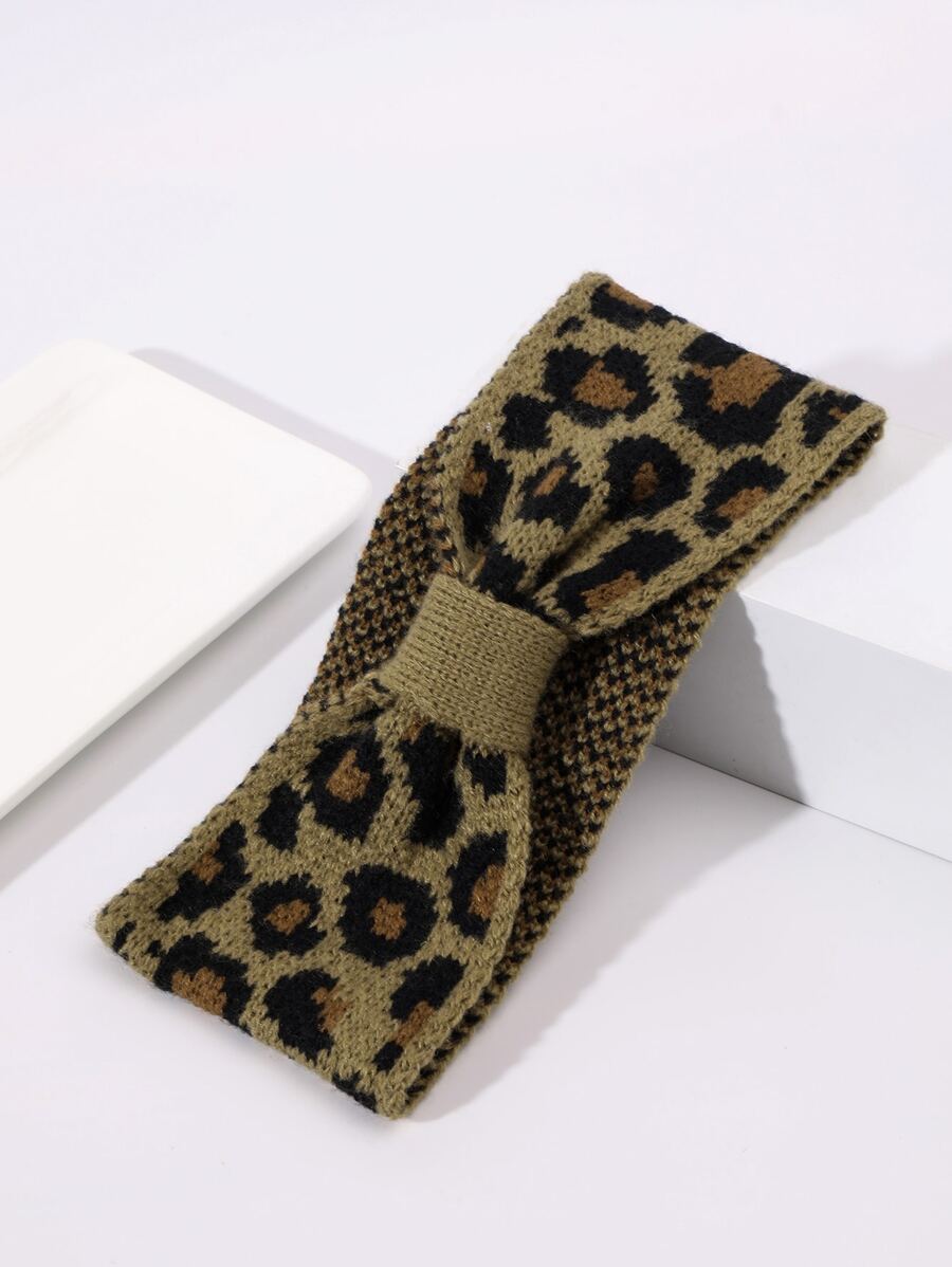 Leopard Pattern Hair Band - Multicolor - View 1
