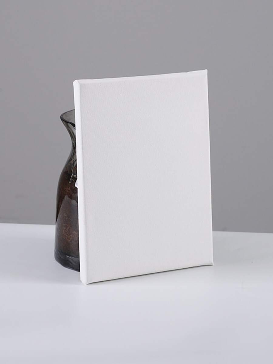 1入組素色方形繪畫板 - 白色 - 查看 1