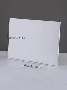 1入組素色方形繪畫板 - 白色 - 查看 5