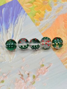 5 piezas cuenta árbol de Navidad - Multicolor - Ver 2