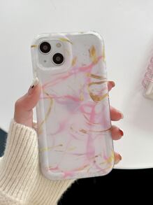 Marble Pattern Phone Case - Multicolor - View 1