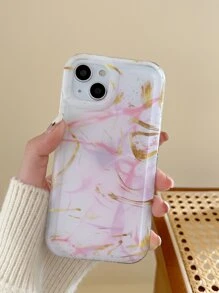 Marble Pattern Phone Case - Multicolor - View 2