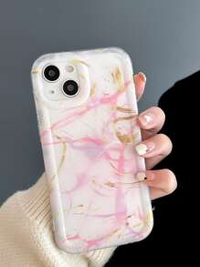 Marble Pattern Phone Case - Multicolor - View 3