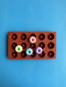 1 pieza Molde de caramelo espiral - Óxido marrón - Ver 2