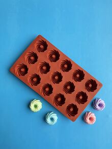 1 pieza Molde de caramelo espiral - Óxido marrón - Ver 4