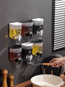 1 pieza Tarro de especias de color al azar - Blanco y Negro - Ver 1