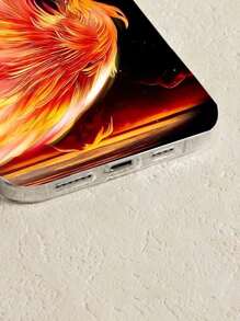 鳳凰紋手機殼 - 彩色 - 查看 2