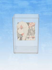 Arts of Win 1pc Letter & Figure Graphic Pen Holder - Multicolor - View 3