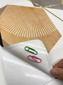 3入組幾何和人像圖案牆貼 - 彩色 - 查看 5