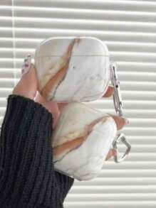 Marble Pattern Case Compatible With AirPods For AirPods1/2 AirPods Pro - Multicolor - View 1