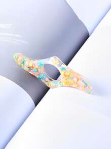 1pc Heart Pattern Book Stand - Multicolor - View 1