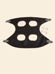 1pc Portable Pet Grooming Hammock - Black - View 2