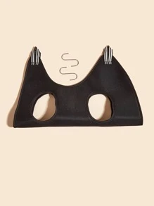 1pc Portable Pet Grooming Hammock - Black - View 3